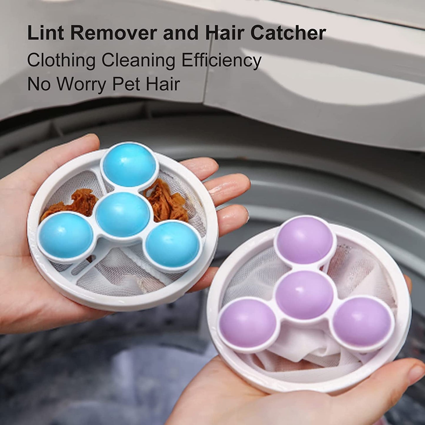 Washing Machine Lint Ball - كرة ازالة الوبر