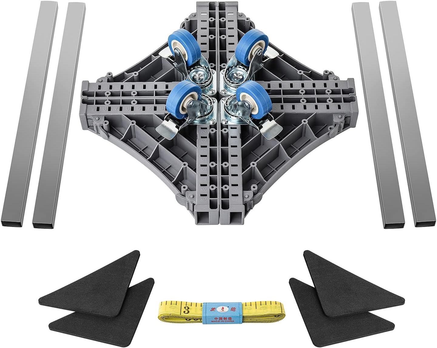 Adjustable Washing Machine Rack - قاعدة غسالة متحركة