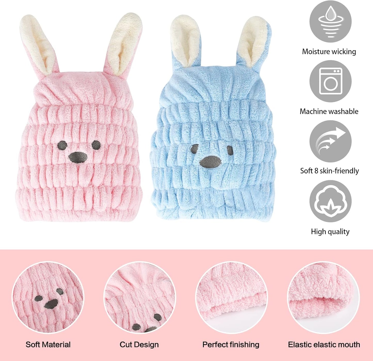 Baby Hair Towel - منشفة شعر للاولاد