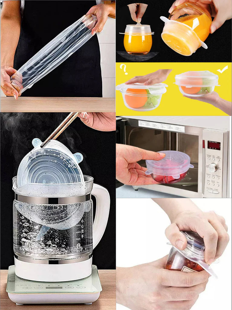 أغطية سليكون طقم (6 قطع)