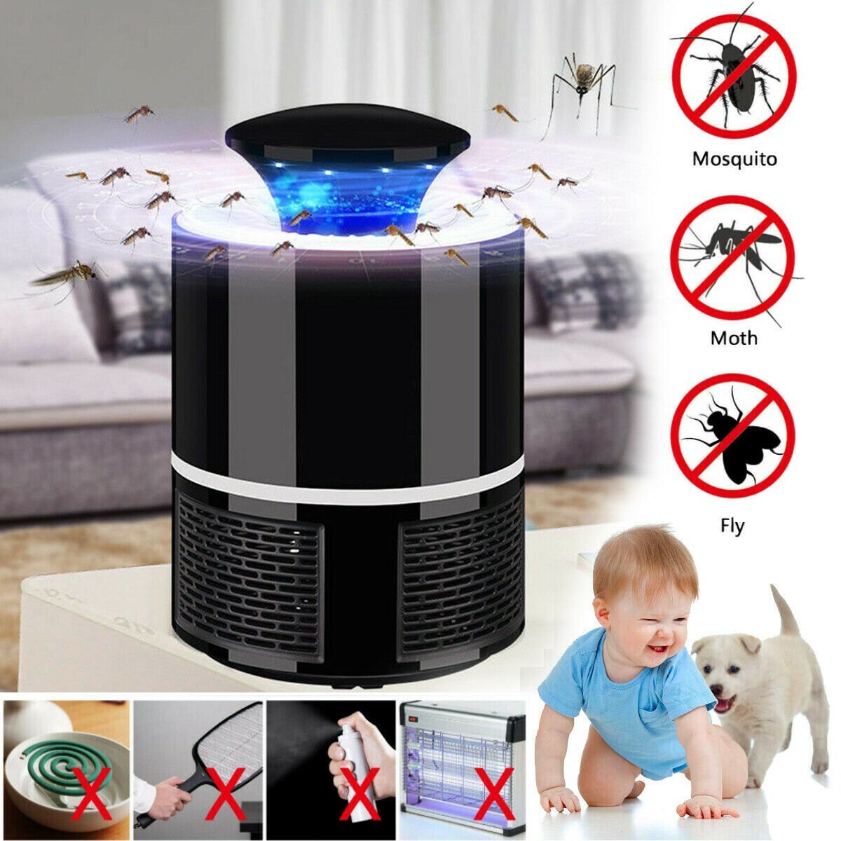 Mosquito killing lamp