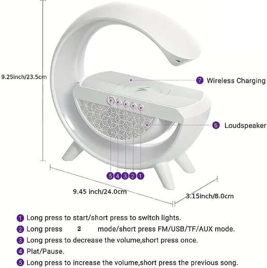 Wireless Charging Bluetooth Speaker