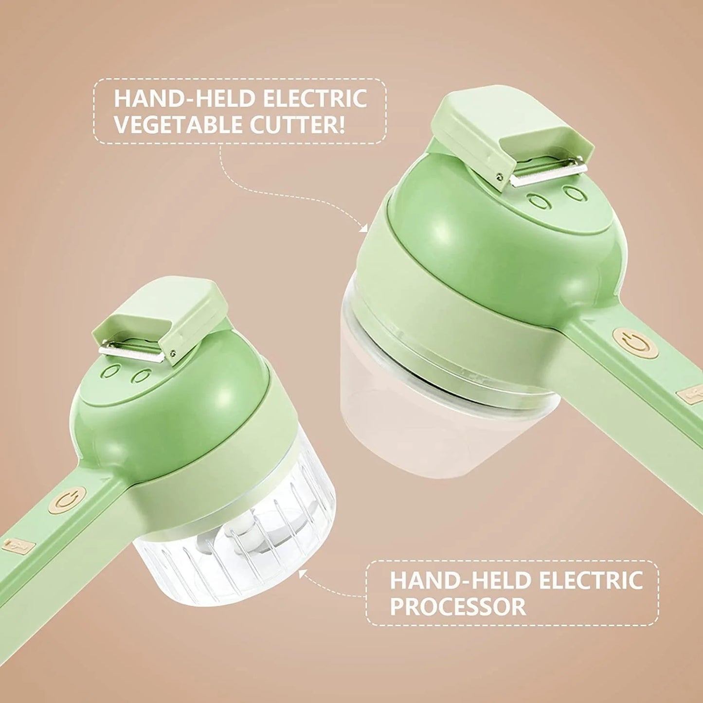 Electric rechargeable vegetable chopper