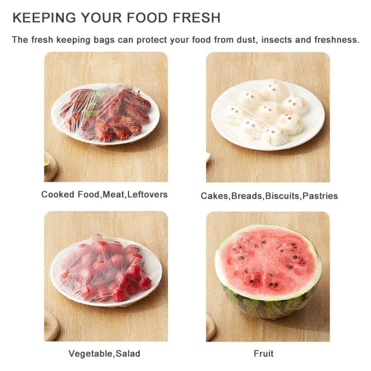 عرض ٣ اكياس نيلون لتغطية الصحون