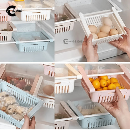Space Saving Refrigerator Organizer - منظم براد