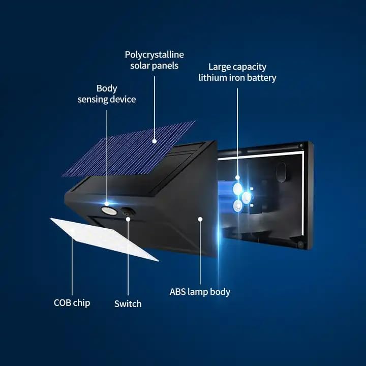 LED Solar Power Light - لمبة ليد عالطاقة الشمسية