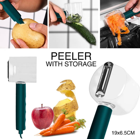 Potato Peeler with Container - قشارة بطاطا مع مخزن للقشر