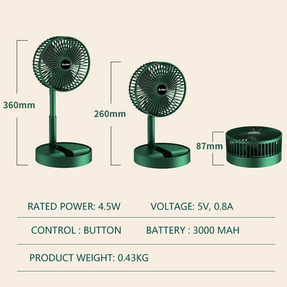 Foldable Mini Fan - مروحة قابلة للطي