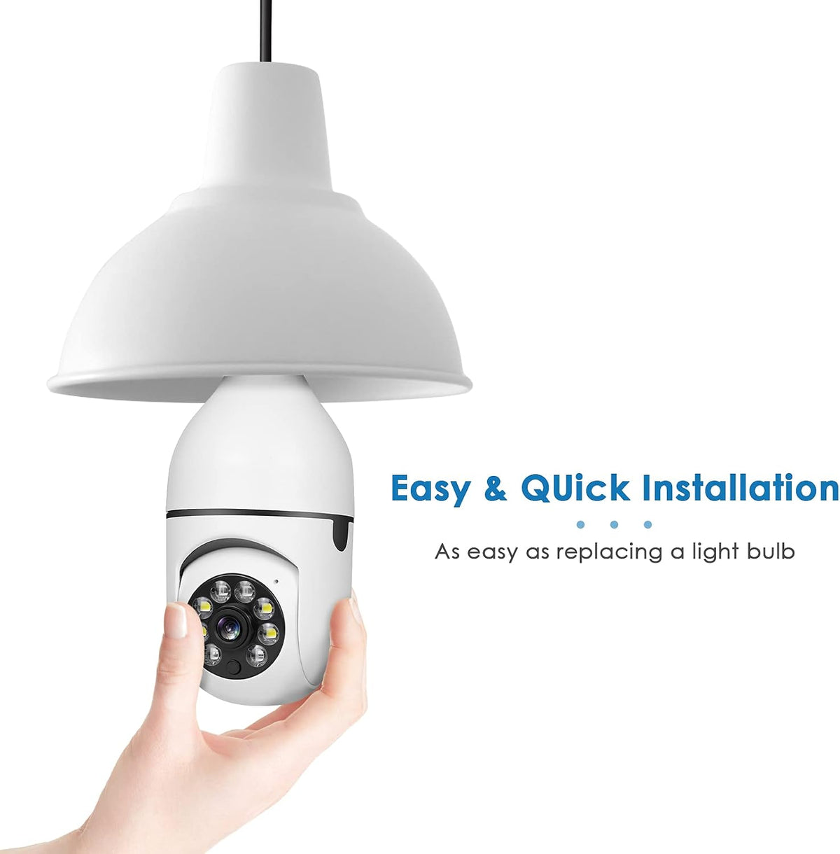 Rotating Camera Lamp - كاميرا لمبة قابلة للدوران