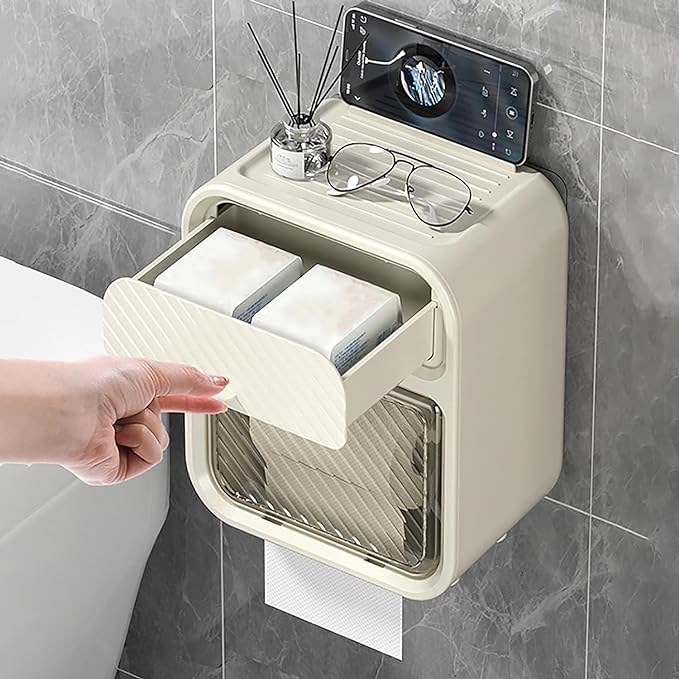 Toilet Organizer with Drawer - منظم حمام مع جارور
