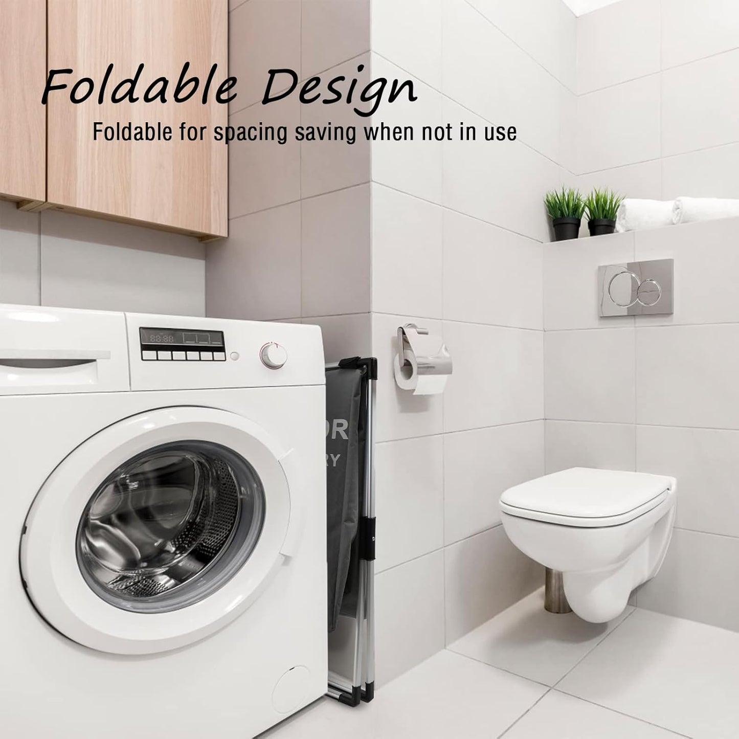 3 Section Laundry Basket - سل غسيل ثلاث خانات