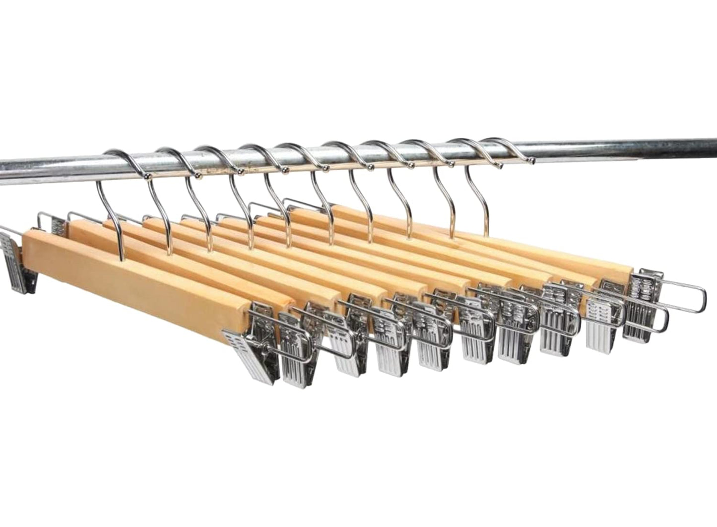Wooden Clip Hanger - تعليقة خشبية مع ملاقط
