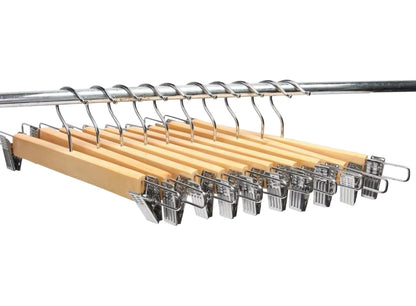 Wooden Clip Hanger - تعليقة خشبية مع ملاقط