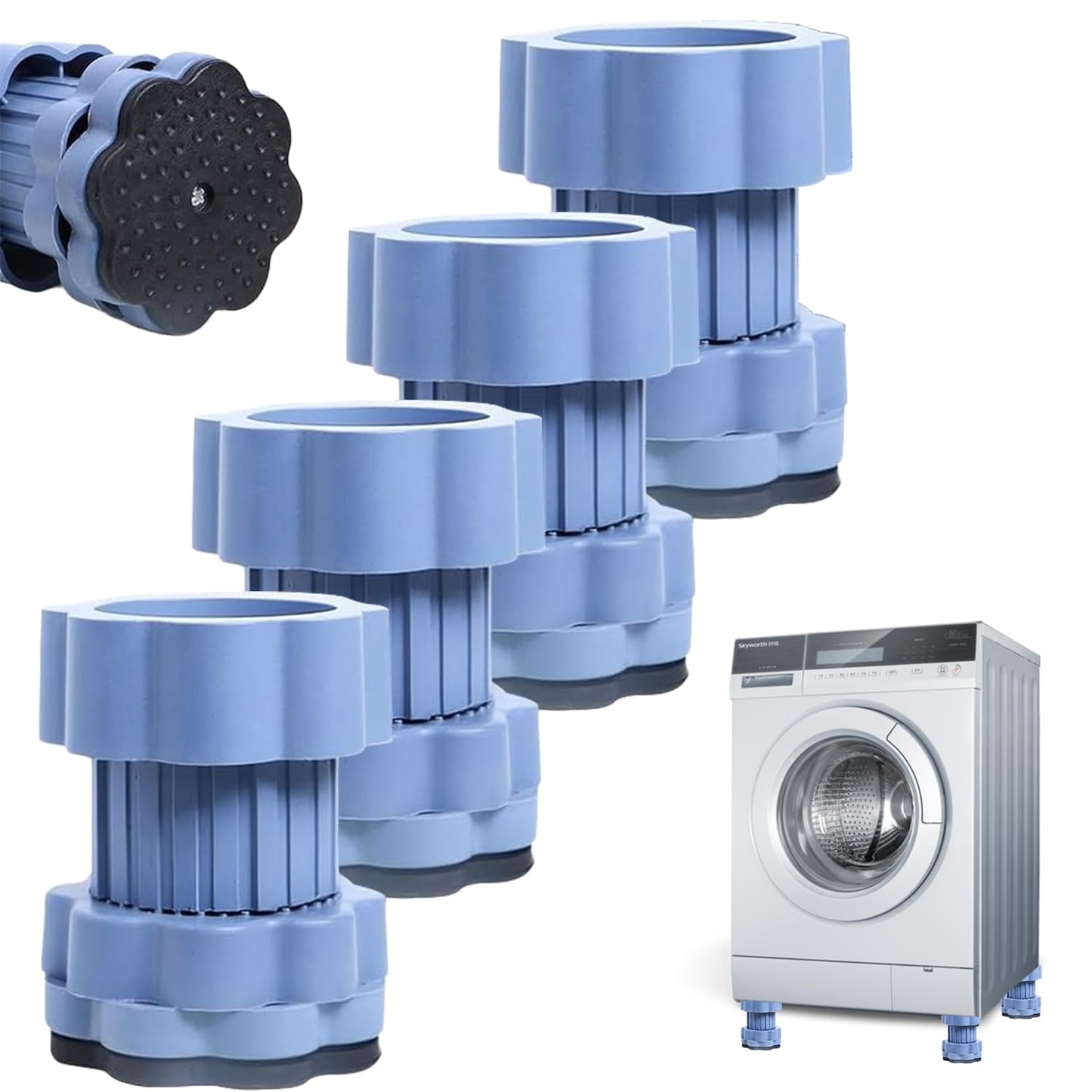 Adjustable Washing Machine Pads - قواعد غسالة قابلة للتعديل