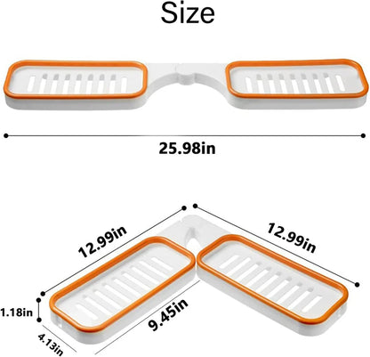 Foldable Bathroom Shelf - رف حمام قابل للطي