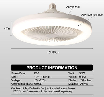 Lamp with Fan - لمبة مع مروحة