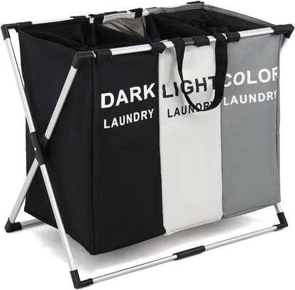 3 Section Laundry Basket - سل غسيل ثلاث خانات