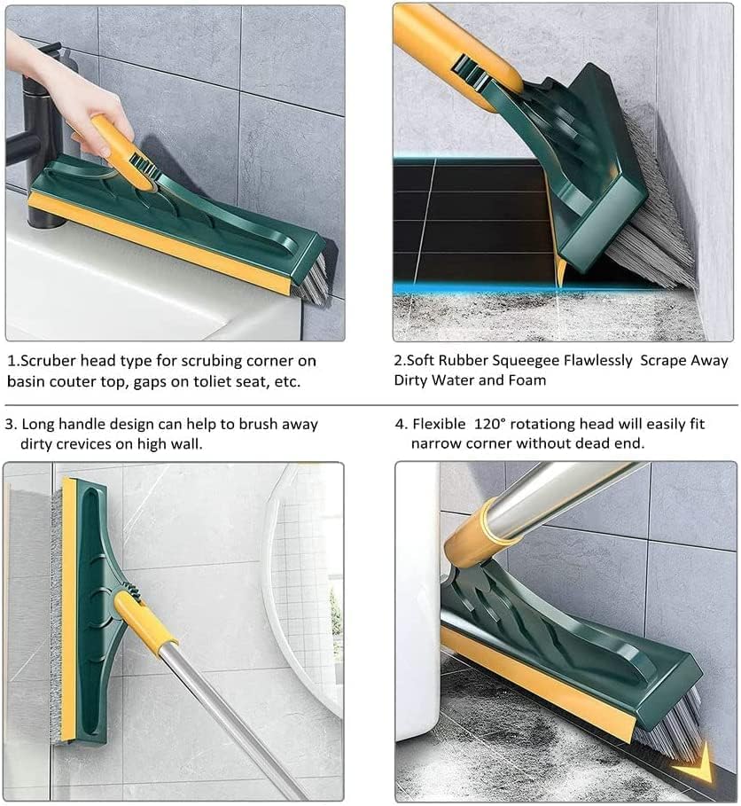 2 in 1 Brush Mop - ممسحة مع فرشاية