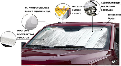 Car Front Windshield - غطاء السيارة الأمامي