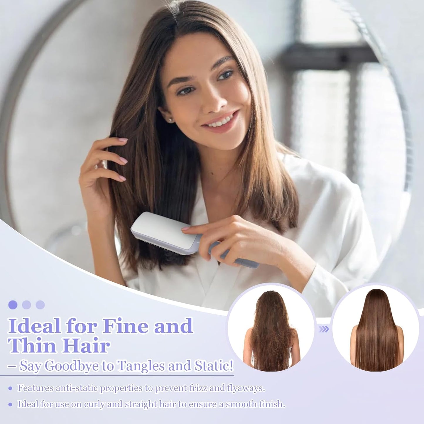 Retractable Hair Brush - فرشاية شعر قابلة للسحب