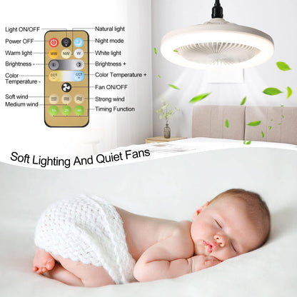 Lamp with Fan - لمبة مع مروحة