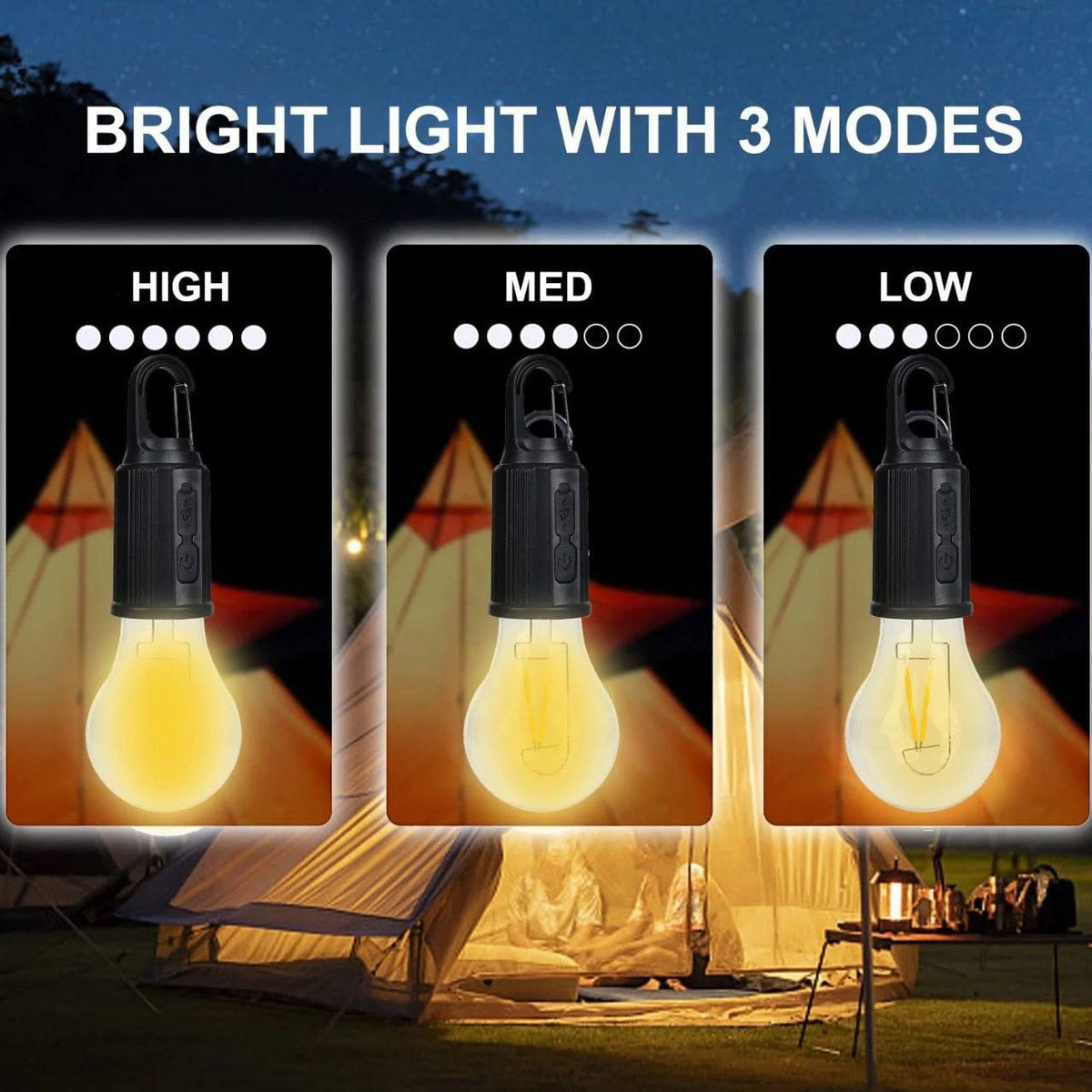 Camping Solar Bulb - لمبة تخييم طاقة شمسية