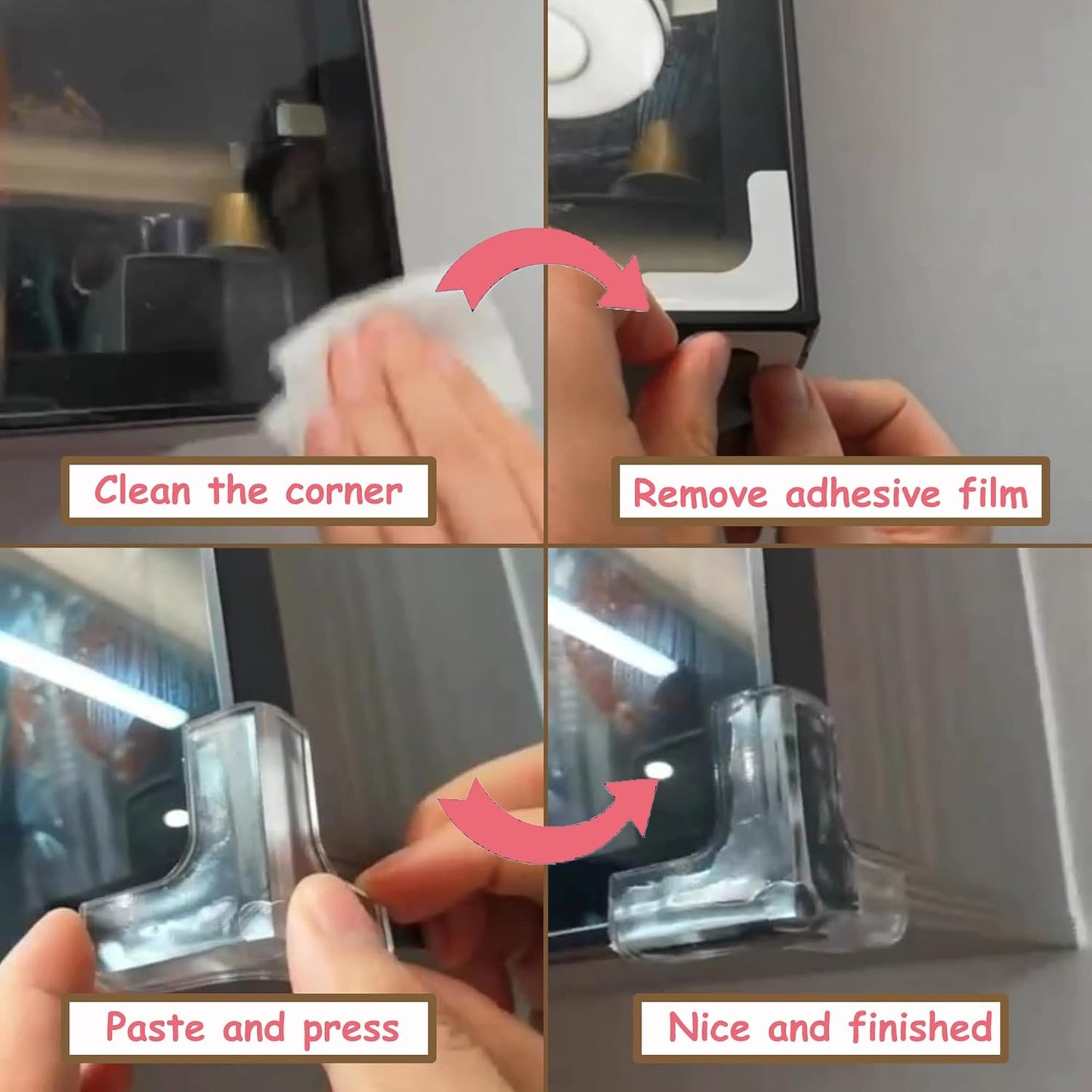 Silicon Corner protectors - زوايا طاولة سيليكون