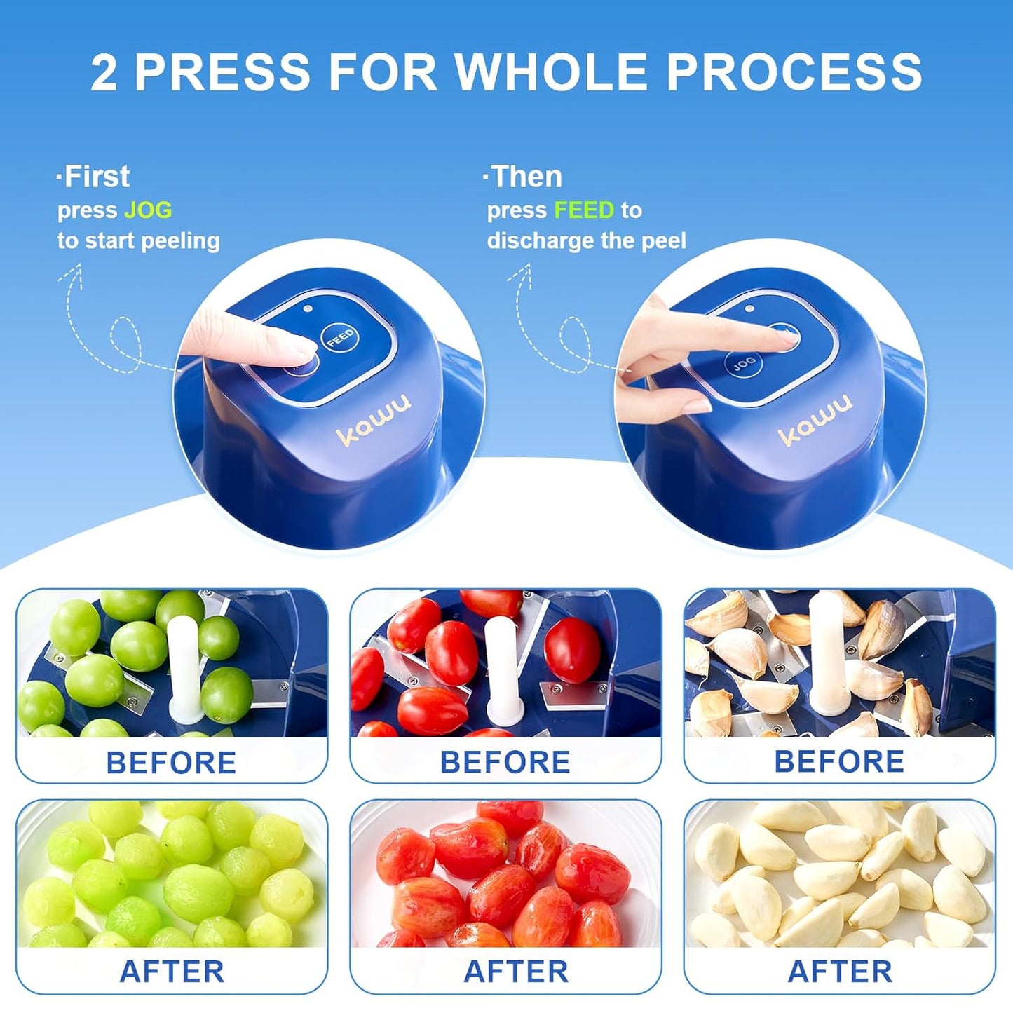 Automatic Garlic Peeler - قشارة ثوم كهربائية