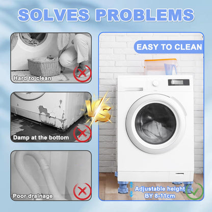 Adjustable Washing Machine Pads - قواعد غسالة قابلة للتعديل