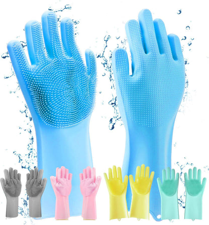 Silicon Washing Gloves - كفوف جلي سيليكون