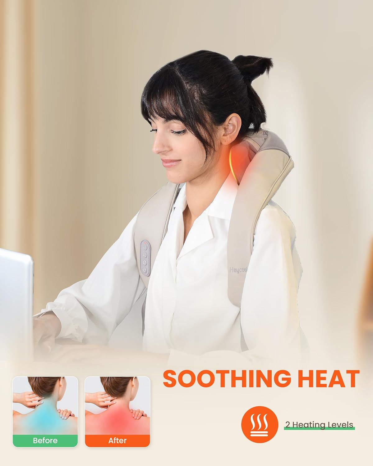 Rechargeable Neck Massager - مكنة مساج للرقبة تشريج