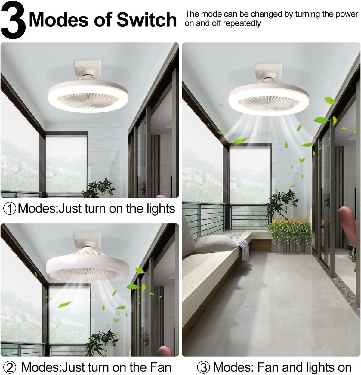 Lamp with Fan - لمبة مع مروحة