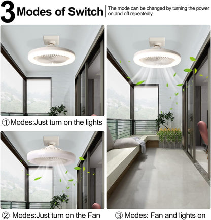 Lamp with Fan - لمبة مع مروحة