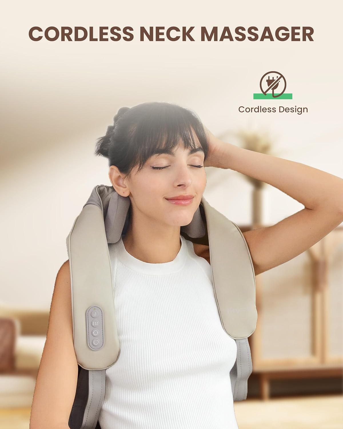 Rechargeable Neck Massager - مكنة مساج للرقبة تشريج