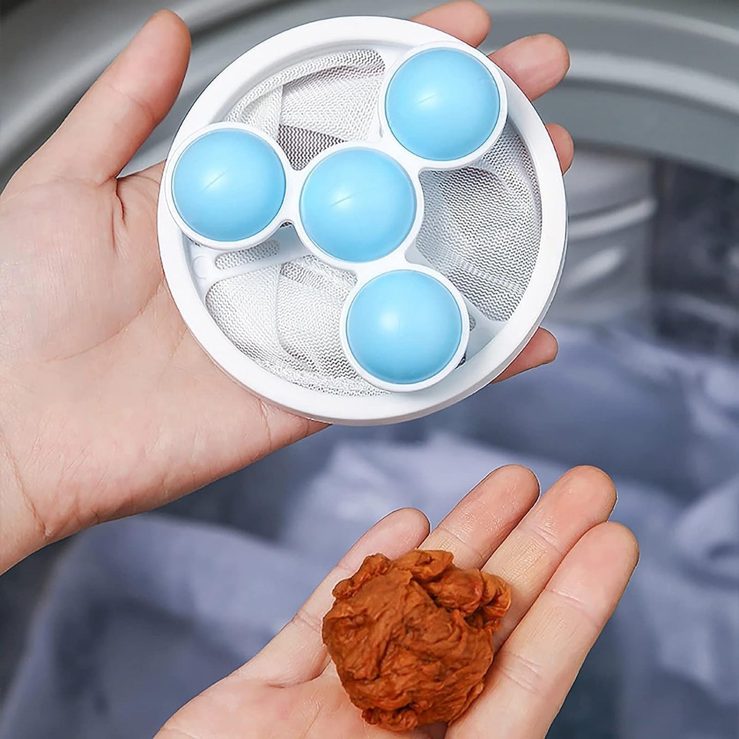 Washing Machine Lint Ball - كرة ازالة الوبر