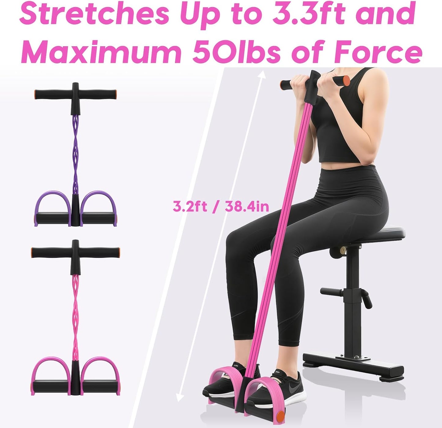 Exercise Band with Handles - حبل رياضة