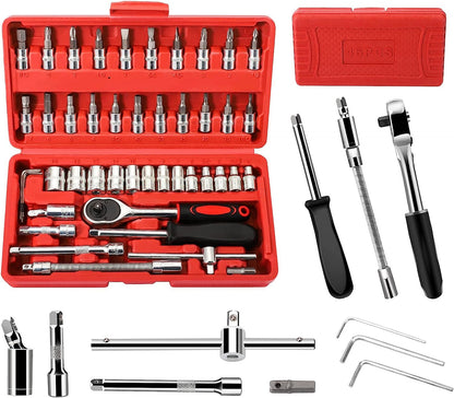 46 Pcs Tools Set - طقم عدة طقطاق