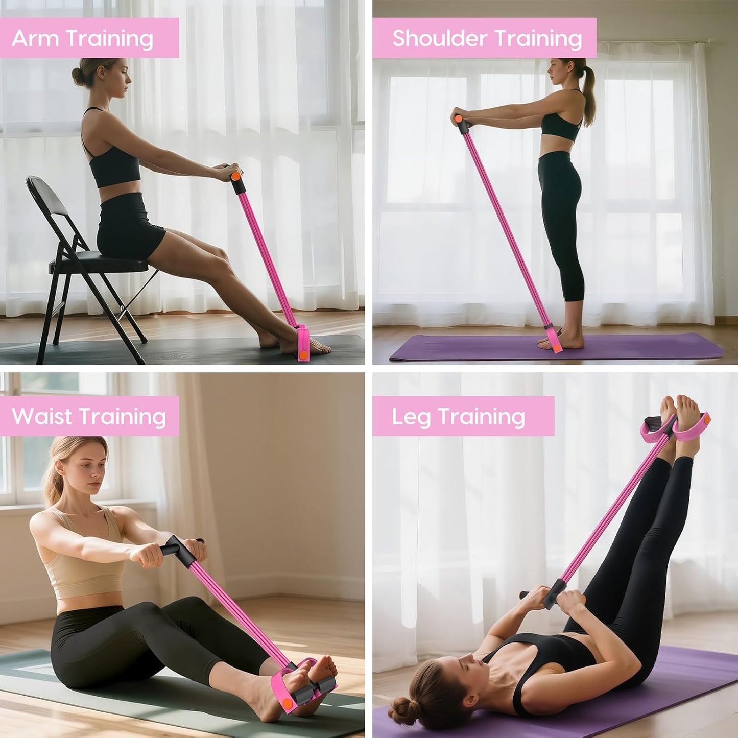 Exercise Band with Handles - حبل رياضة