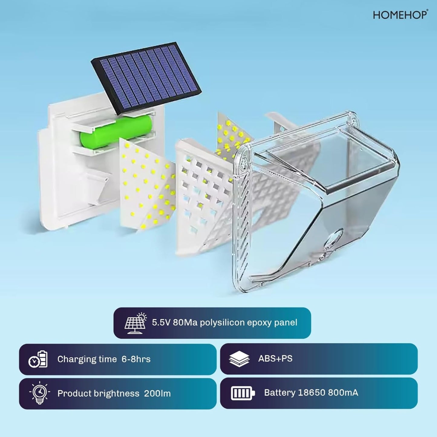 Butterfly Led Solar Lamp - لمبة ليد طاقة شمسية فراشة
