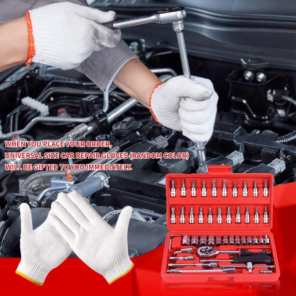 46 Pcs Tools Set - طقم عدة طقطاق