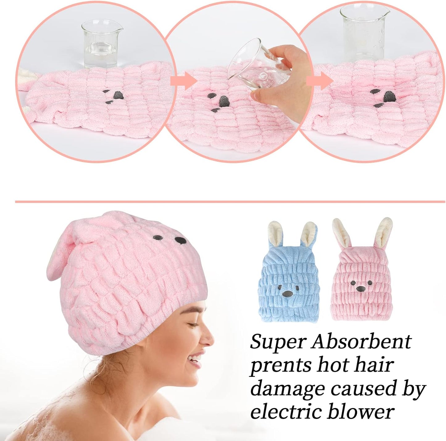 Baby Hair Towel - منشفة شعر للاولاد