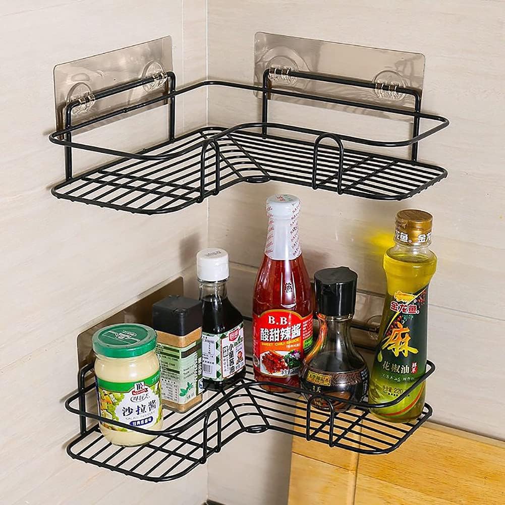 Stainless Steel Corner Shelf - رف حمام زاوية ستانلس