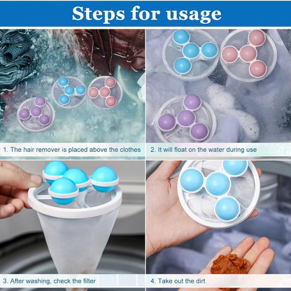 Washing Machine Lint Ball - كرة ازالة الوبر