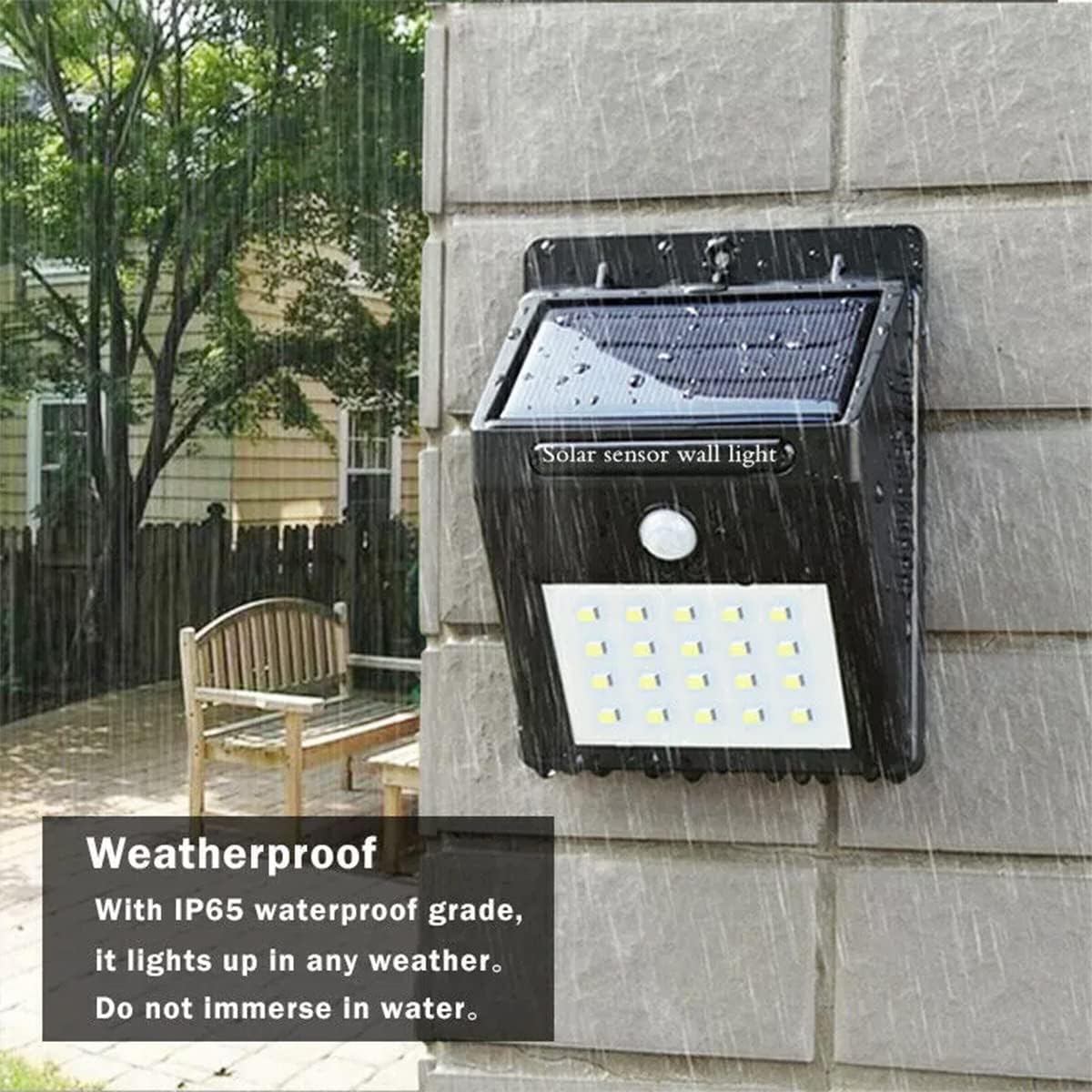 LED Solar Power Light - لمبة ليد عالطاقة الشمسية