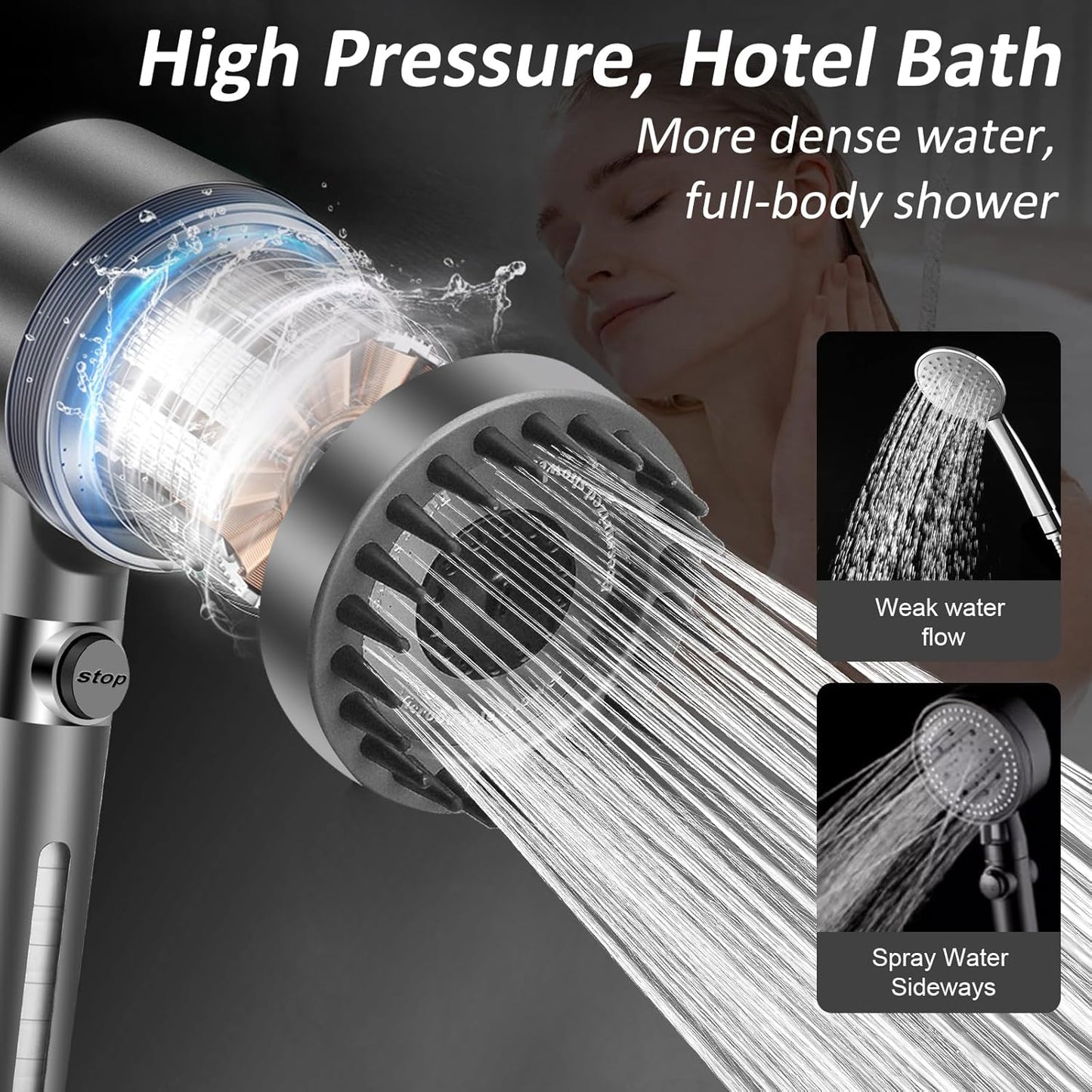 High Pressure Shower Head - مسكة الدوش عالي الضغط