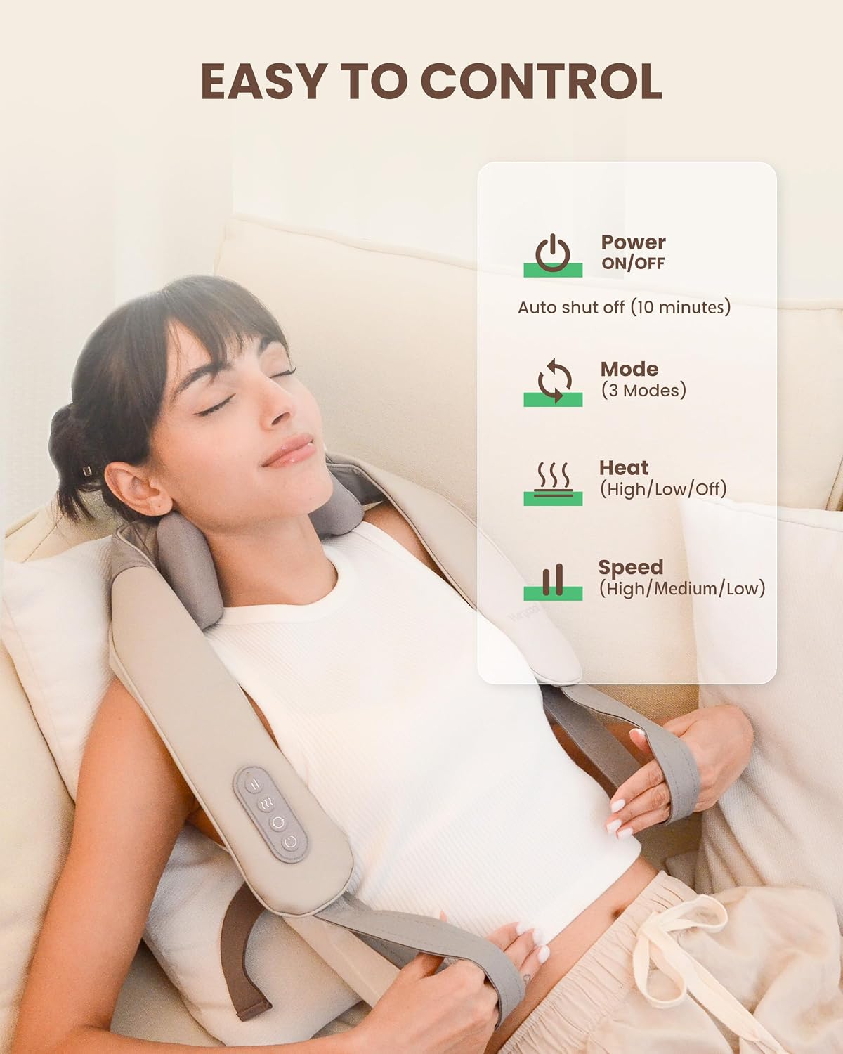 Rechargeable Neck Massager - مكنة مساج للرقبة تشريج