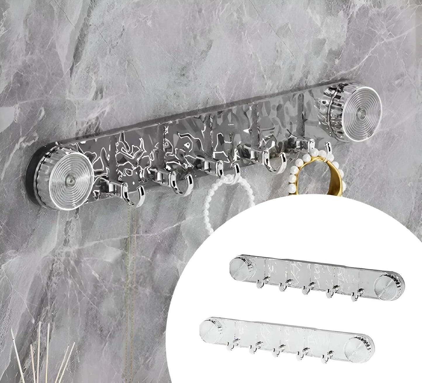 Acrylic Bathroom Hanger - تعليقة حمام لاصقة