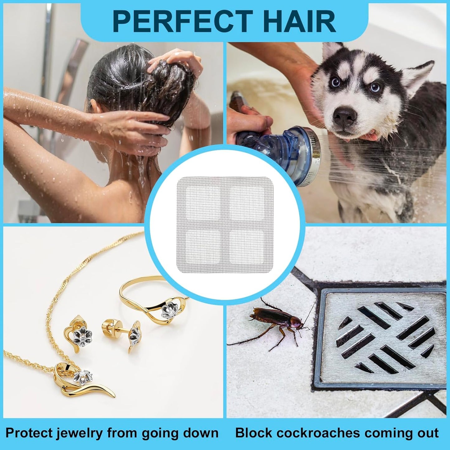 Shower Drainer Mesh - مصافي بالوعة