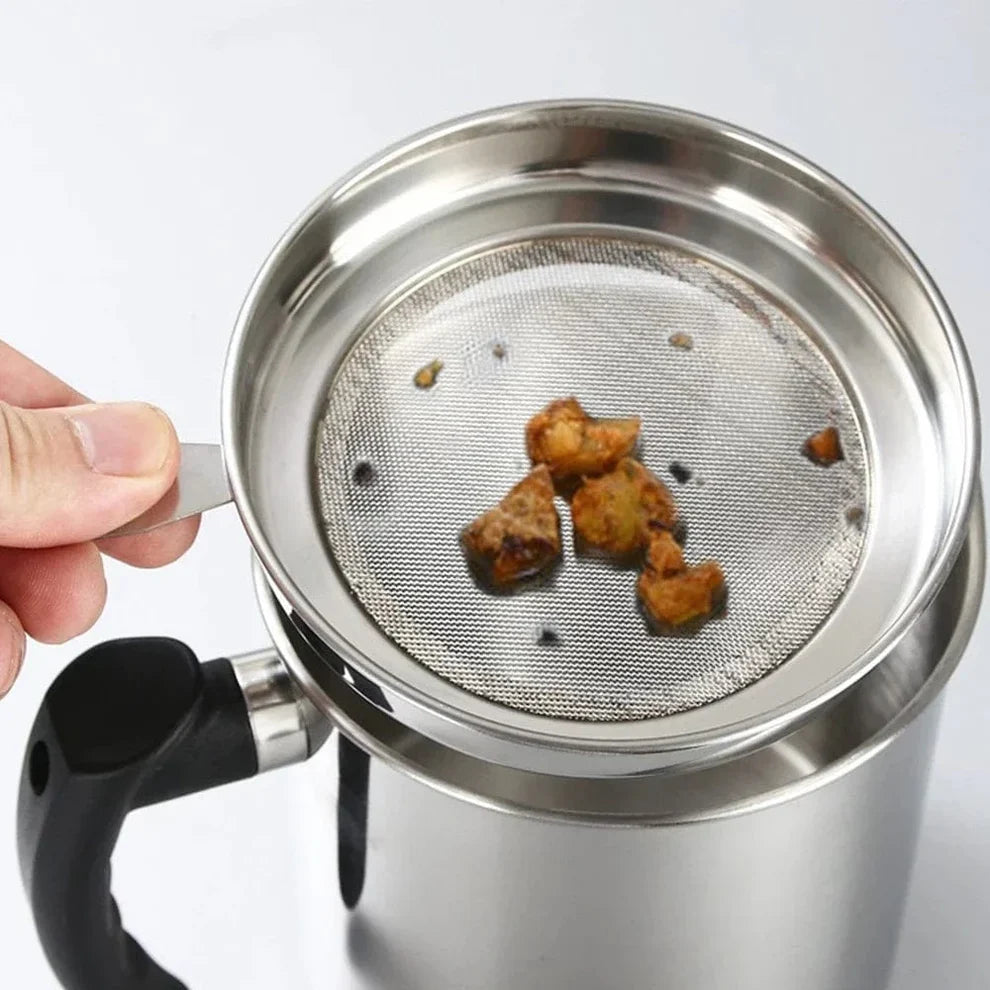 Oil Filter Pot - ابريق تصفية الزيت