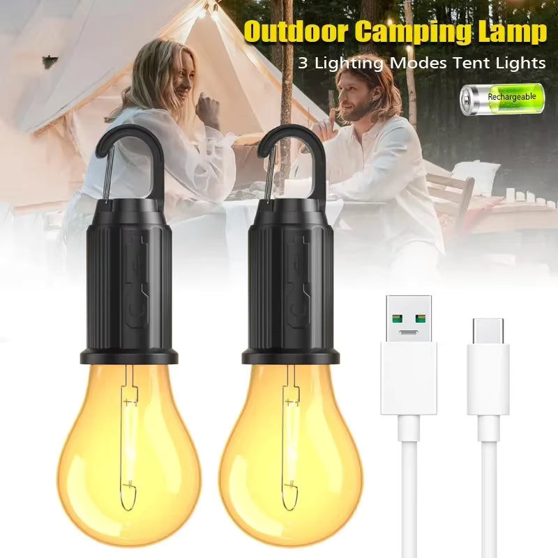 Camping Solar Bulb - لمبة تخييم طاقة شمسية